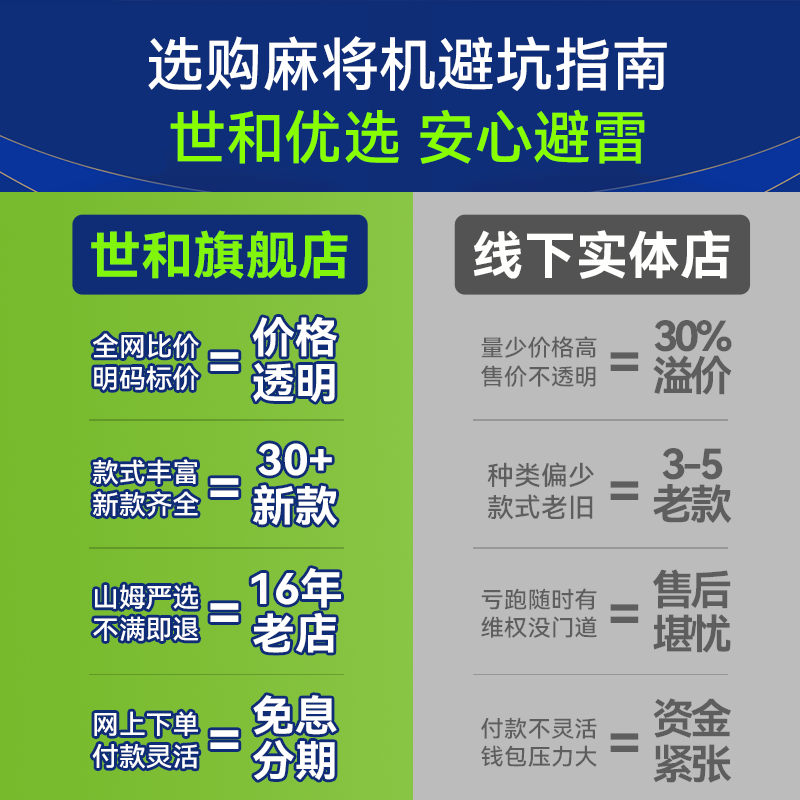 世和【一键静音4.0】麻将机全自动家用麻将桌餐桌两用棋牌室专用 - 图3