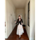 ສິ້ນຕົ້ນປີ hollow lace top + skirt ສອງສິ້ນ