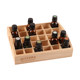 15ml solid wood 30 grid essential oil display stand