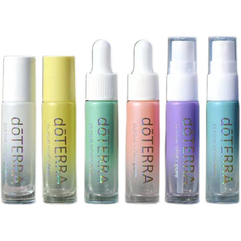 6支装 多特瑞精油滚珠玻璃空瓶10ml香水分装喷雾瓶便携精致滴管瓶,淘宝优惠券,粉丝福利购,淘宝优惠卷