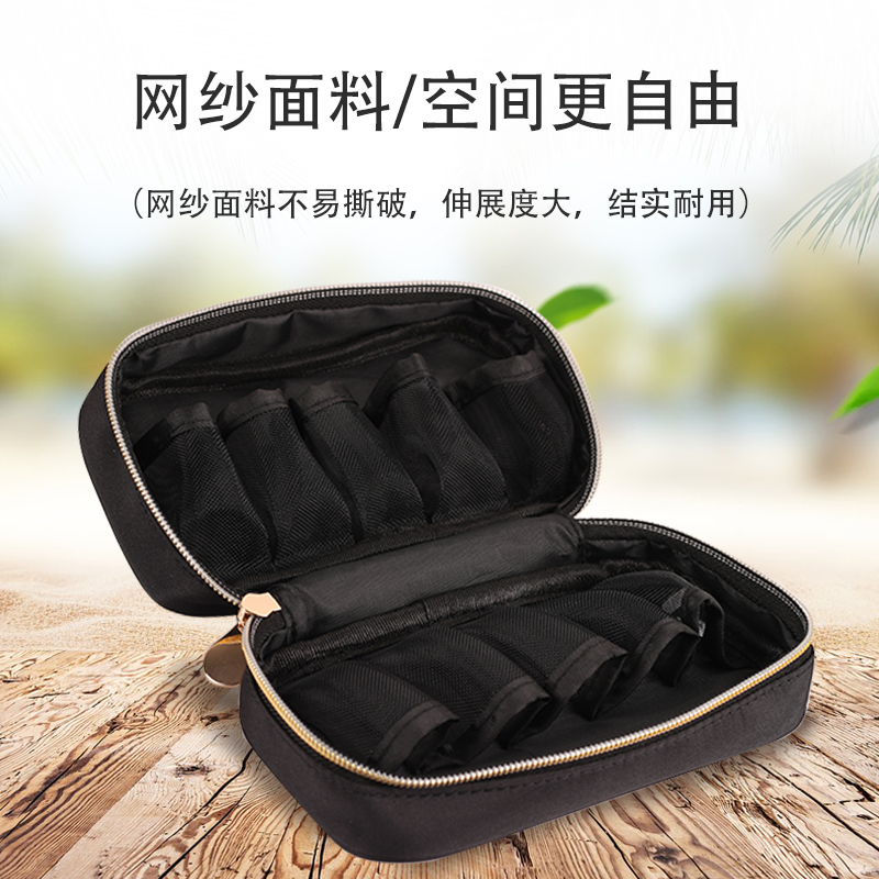 多特瑞精油收纳包 15ML适用10格方便携包 防摔滚珠瓶精油包随身包 - 图2