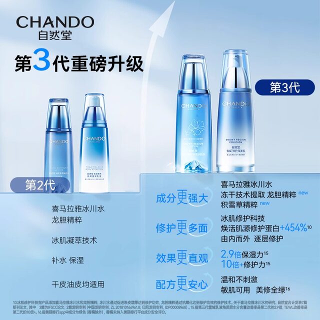 ຊຸດ lotion ຄວາມຊຸ່ມຊື່ນ Snowy Hydrating ທຳມະຊາດແທ້