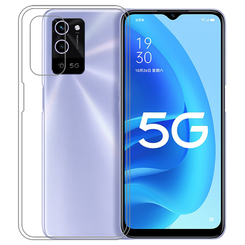 适用于OPPO A56硅胶保护套A56 5G手机壳PFVM10透明套水晶包边壳软柔韧度防摔防掉落圆弧大孔减震不易黄防磕碰,淘宝优惠券,粉丝福利购,淘宝优惠卷