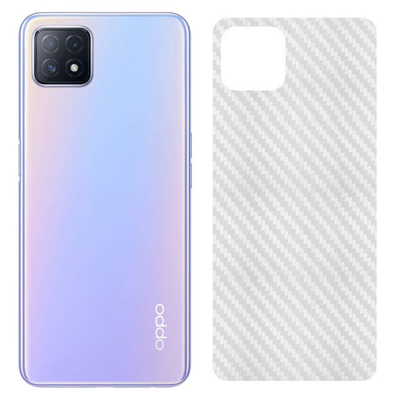 适用于OPPO A73 5G版后盖背面膜手机贴纸膜CPH2161碳纤维背壳软膜半覆盖无胶不翘边导气软性膜顺滑新品质量好 - 图3