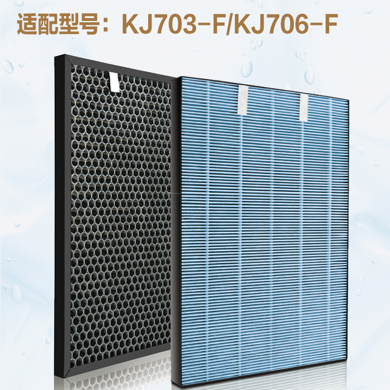 LEXY莱克净化器KJ703SKJ503-A-F/603-AF/KJ708配件甲醛集尘过滤网 - 图1