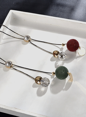 2025年新款韩国毛衣链缠绕水钻