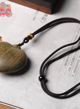 阿根廷绿檀情侣同心结爱心吊坠男女项链挂件饰品情人节七夕送礼