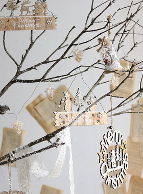 圣诞老人挂牌氛围摆件装饰品