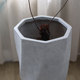 Magnesium clay artistic shape flower pot large diameter floor-standing flower pot