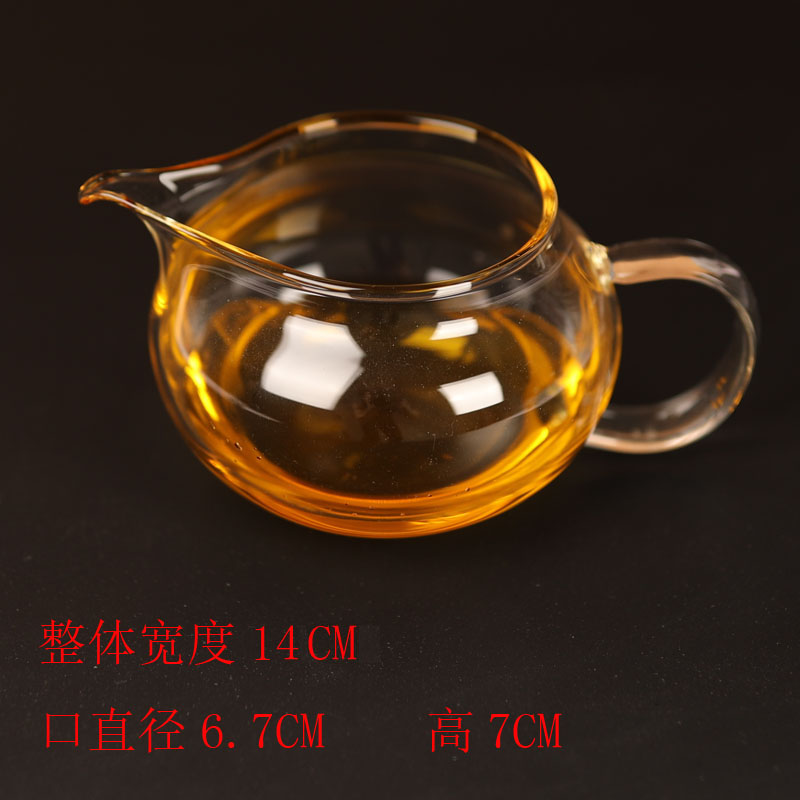 耐热玻璃茶海 公道杯分茶器功夫茶具配件公平茶道可加热加厚包邮 - 图0