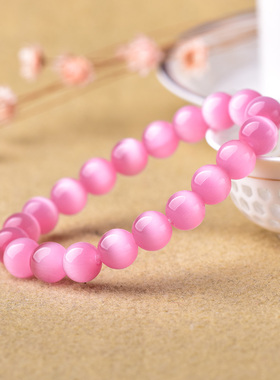 猫眼石套装颜色可选女性水晶手链