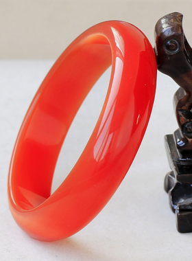 饰品橘红色红色猫眼石马夕阳红配