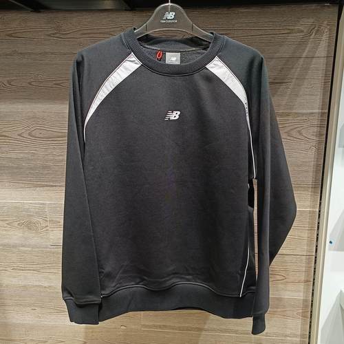 New Balance NB男子加绒保暖套头衫25冬季卫衣NCF43811 AMT54321 - 图0