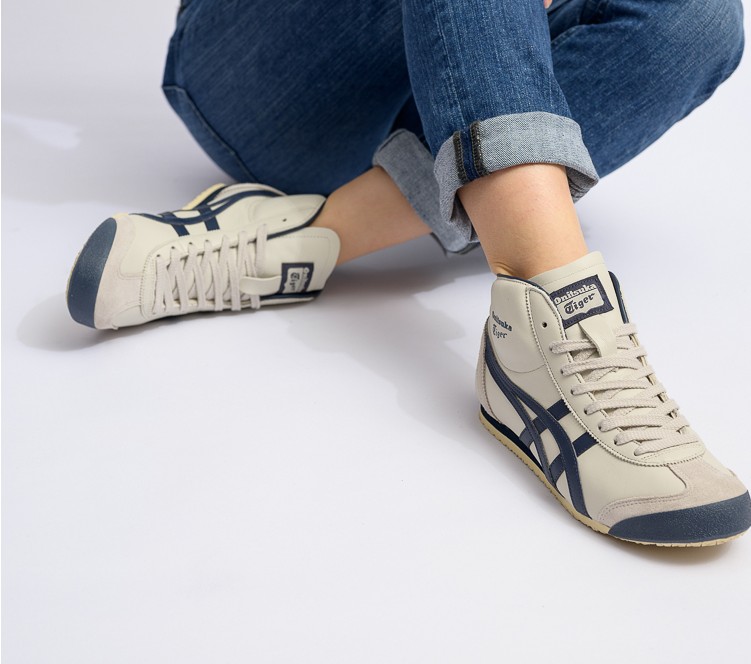 Onitsuka Tiger鬼冢虎男鞋女鞋秋冬高帮经典板鞋休闲鞋DL409-1659-图2