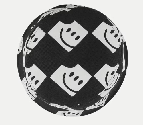 VANS Мужчины и женщины OTW запустить совместную рыбаку для рыбака улыбка лица красивой черно -белой персонализированной бочкой Vn000Evzcaf