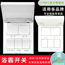 Bath Bully Switch Four Open Five Open Single Motor Warm Air Blower Ceiling Warmer TCL Thunder Xiaomi Cherry Blossom Universal