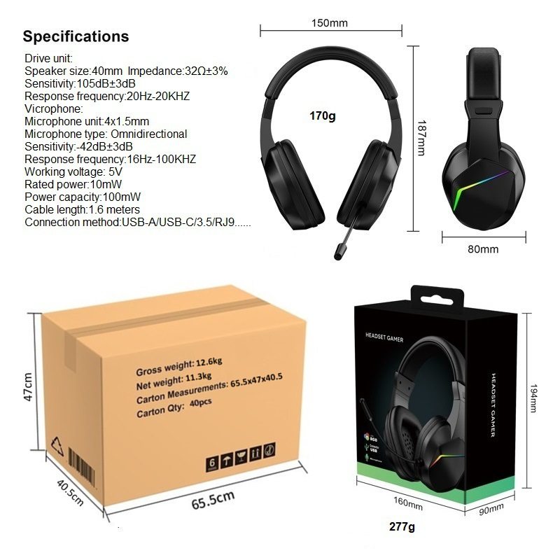 2.4G蓝牙发光游戏耳机USB无线发射电脑嘿悟空低延迟发光电竞耳机,淘宝优惠券,粉丝福利购,淘宝优惠卷