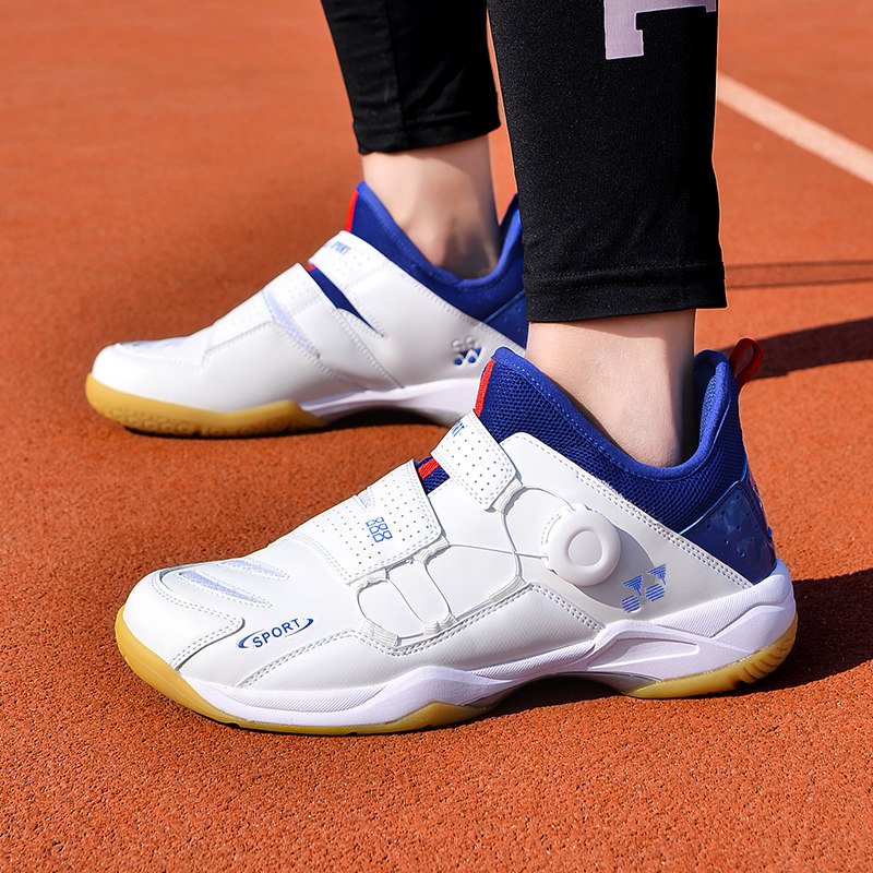 专业击剑鞋儿童训练鞋学生花剑击剑装备青少年防滑耐磨纽扣运动鞋 - 图0