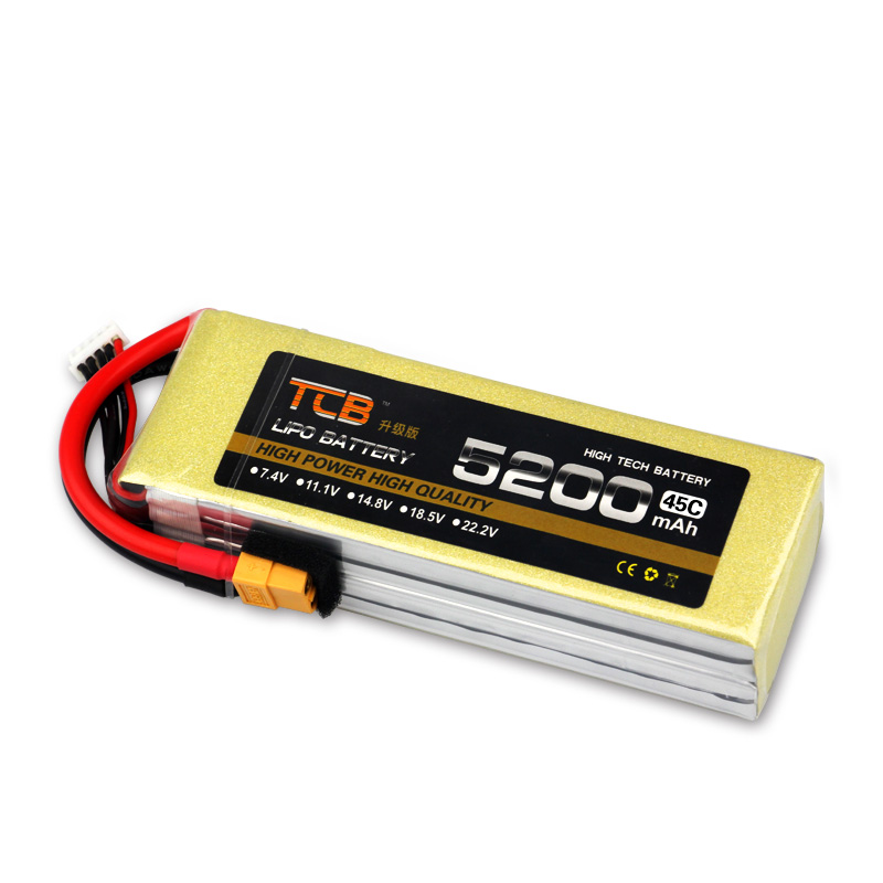 TCB航模锂电池升级版5200mAh25C35C2S6S涵道遥控飞RC车厂家直销 - 图1