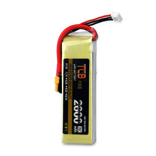 TCB航模电池2600mAh25C35C2S-6S遥控飞机模型车船玩具配件锂电 - 图3