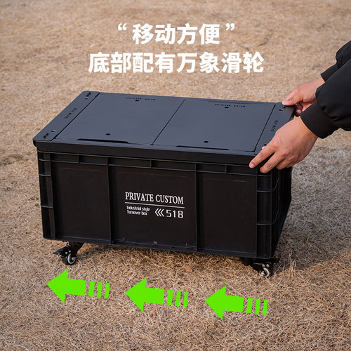 DIY露营箱改装全套配件户外露营车载收纳箱工业风周转箱野营装备 - 图3