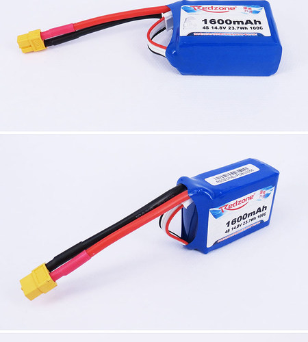 富力电池Redzone lipo 100C 1600mAh 14.8V 250穿越机电池4S锂电 - 图3