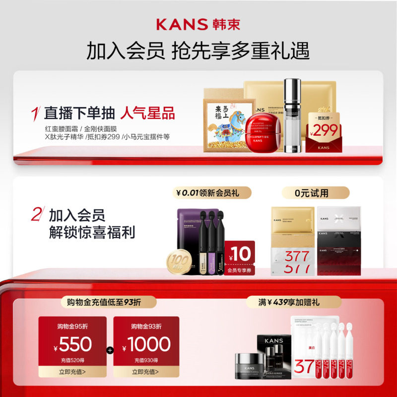 【38提前购】韩束白蛮腰美白隔离夏季高防晒霜乳清爽敏感肌SPF50+