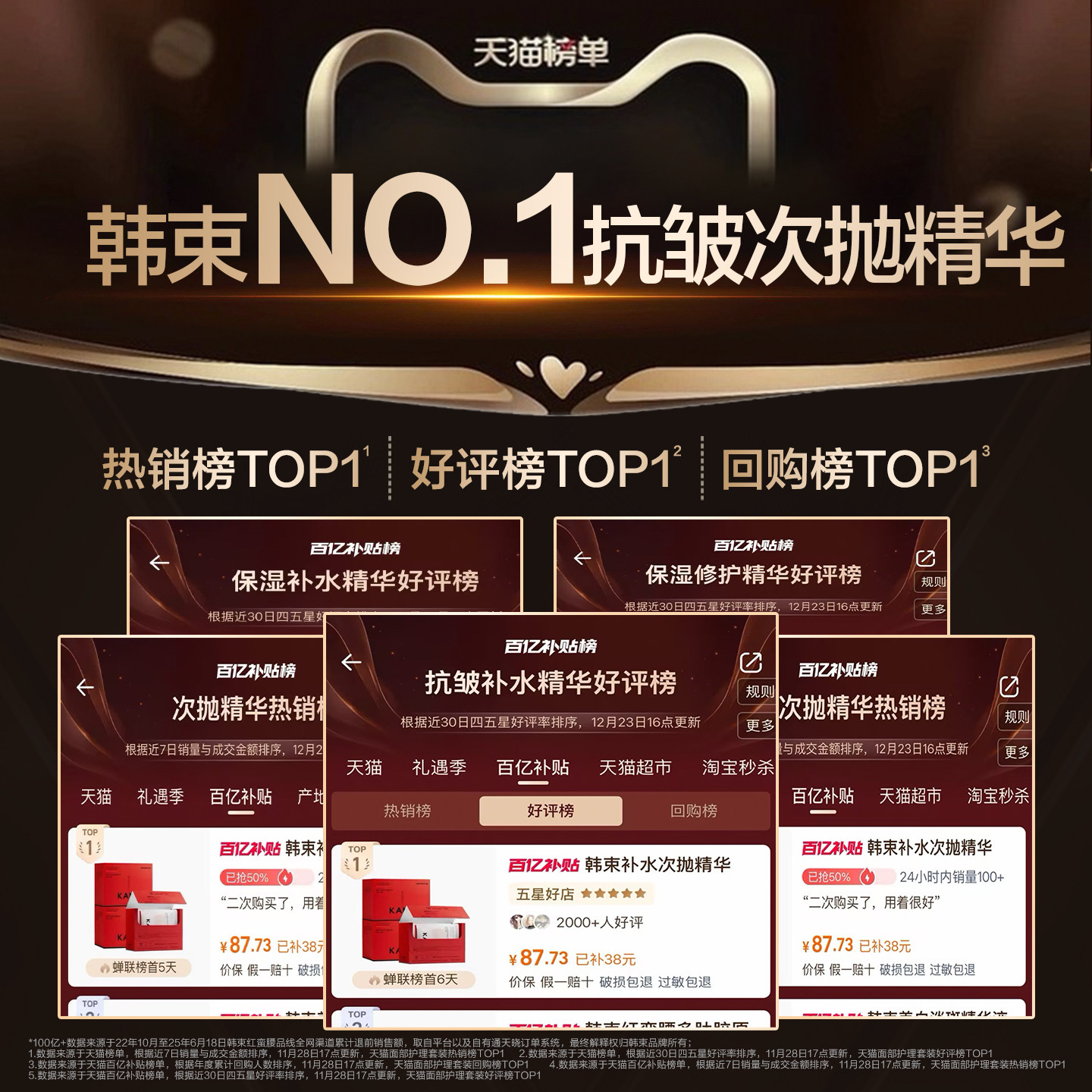 【直播专属】韩束红蛮腰闪充棒次抛精华液环六肽紧致抗皱补水保湿,淘宝优惠券,粉丝福利购,淘宝优惠卷