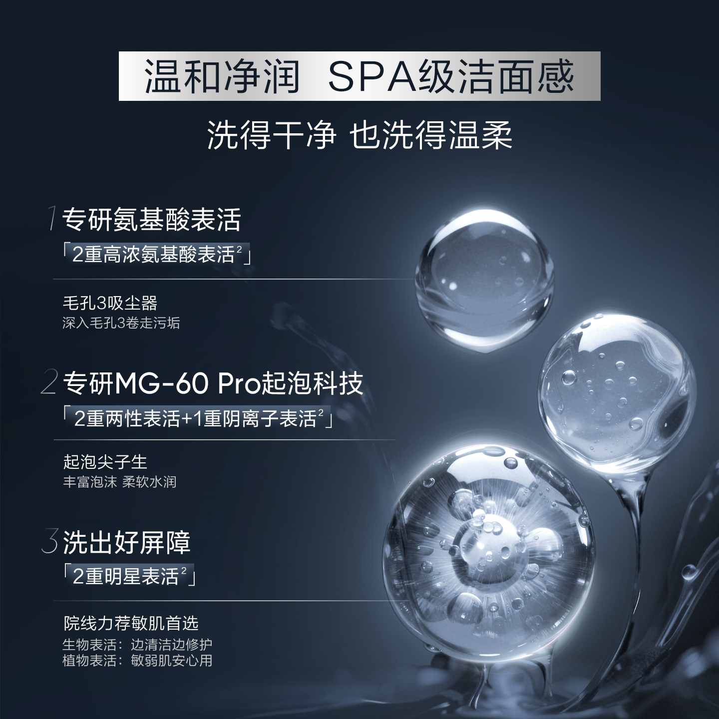 【重磅新品】韩束X肽氨基酸臻颜洁面乳50g