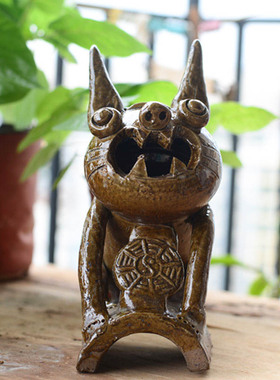 破损包赔瓦猫云南纯手工土陶工艺