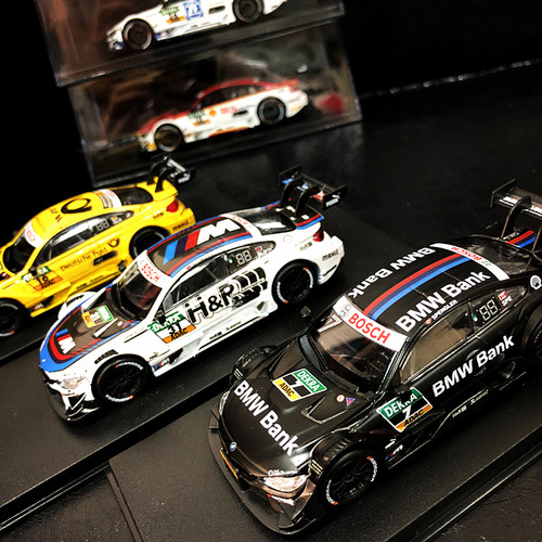 m4赛车DTM模型仿真改装车合金车模1:43汽车摆件中控台装饰收藏 - 图0