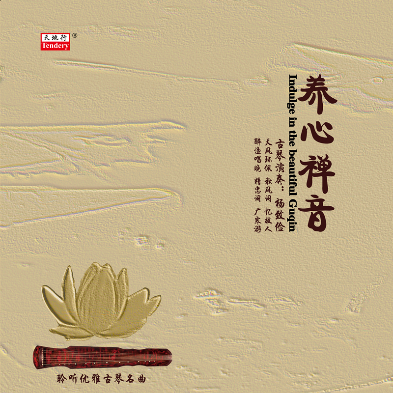 杨致俭古琴名曲 养心禅音-醉渔唱晚 精忠词 秋风词  LP黑胶唱片