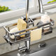 Kitchen supplies faucet storage rack