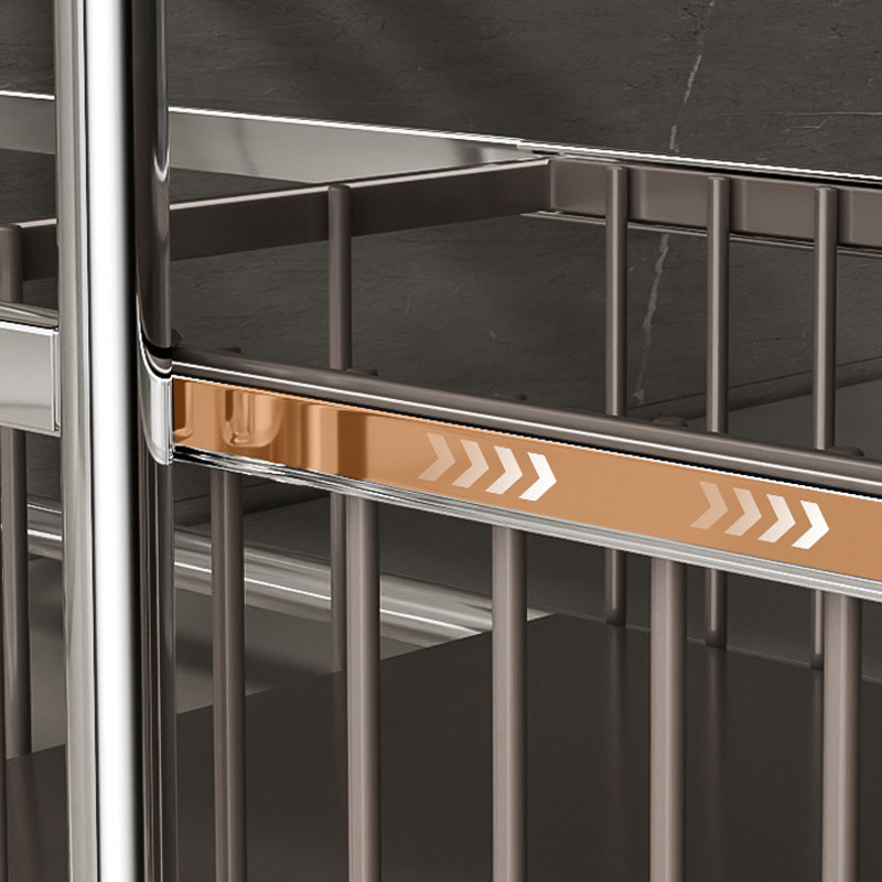 厨房抽拉式置物架橱柜内分层架2025新款下水槽拉篮橱柜抽屉式家用,淘宝优惠券,粉丝福利购,淘宝优惠卷