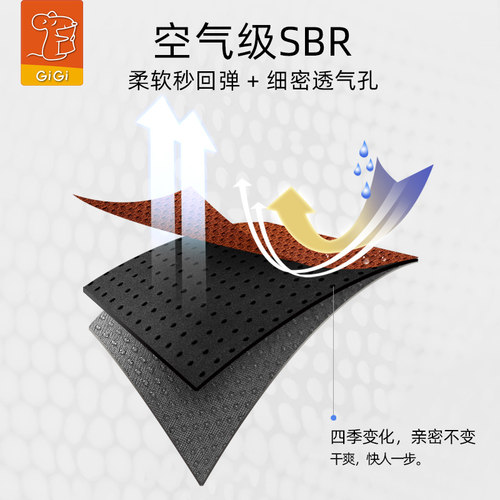 GiGi汽车坐垫单片免绑防滑四季通用款薄款无靠背垫座椅硅胶后排垫 - 图2