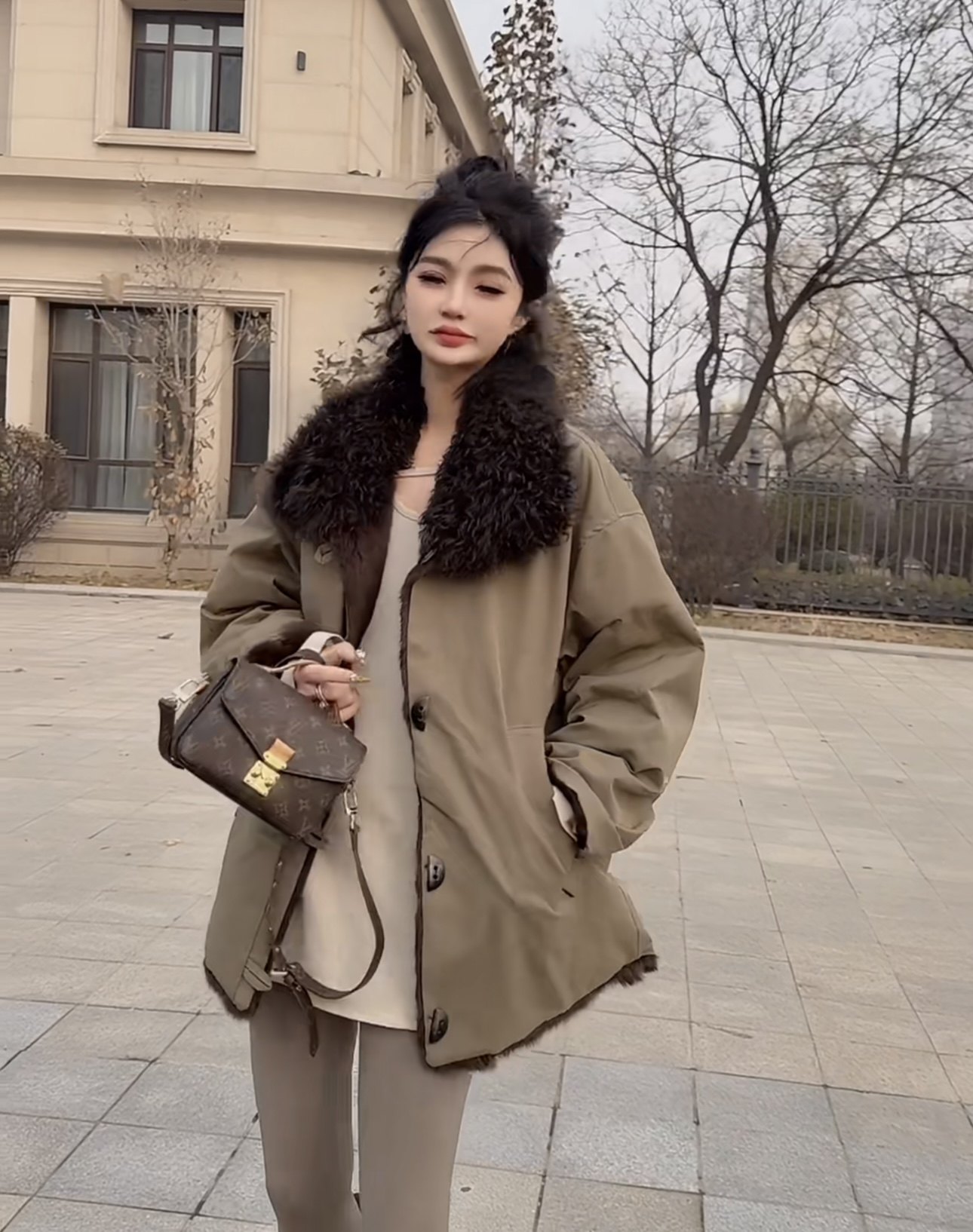 兔毛内胆 提格拉多羊毛领子外套,淘宝优惠券,粉丝福利购,淘宝优惠卷