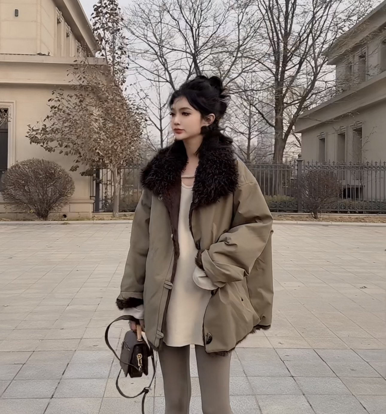 兔毛内胆 提格拉多羊毛领子外套,淘宝优惠券,粉丝福利购,淘宝优惠卷