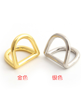 DIY配件五金盖头拎环扣半圆凯莉