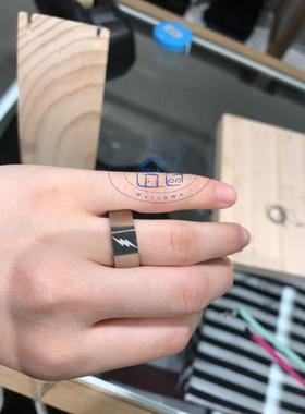 香港logo情侶男女款戒指項鏈