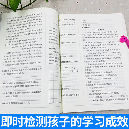 2026上海名校名卷四年级上语文沪教版4年级上册四年级第一学期上海小学教辅人教版单元测试卷期中期末测试卷华东师范大学出版社 - 图2