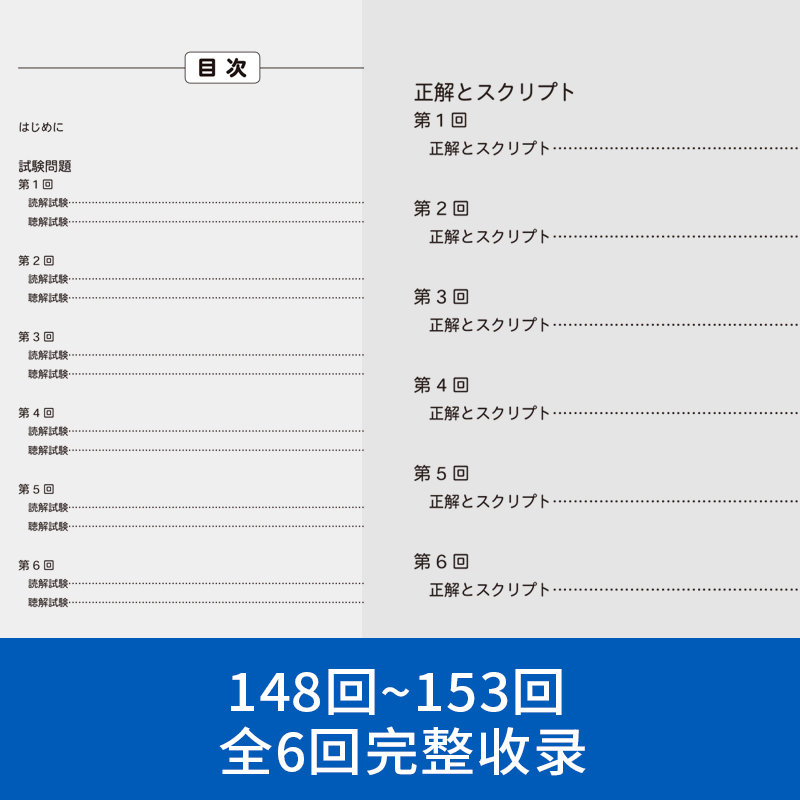 jtest真题ac真题148-153回实用日本语检定考试jtest2021考试jtest历年真题A-C级j.test真题日语检定jtest真题集2021华东理工出版社-图2