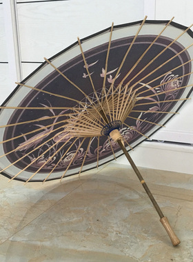 长柄伞复古道具伞秋霁COS油纸伞