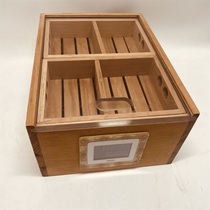 150 Only Fit Seals Design Spanish Cedar Wood Cigar Moisturizing Box Original Design