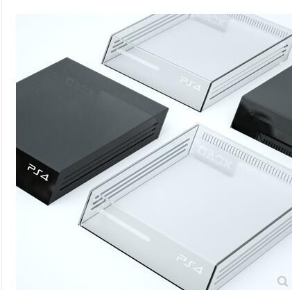 ps4透明防尘罩 索尼 ps4防尘套 ps主机包 ps4收纳包  收纳 黑 白 - 图0