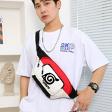 Наруто, сумка через плечо подходит для мужчин и женщин для школьников, японская трендовая поясная сумка для отдыха, нагрудная сумка на одно плечо