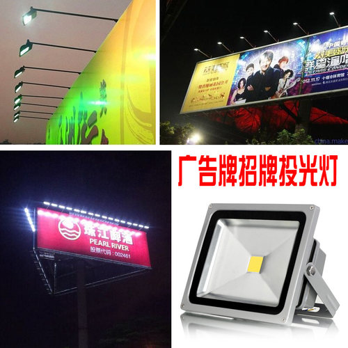 LED投光灯照树灯户外防水防雨投射灯低压12/24V30瓦50w100W广告灯 - 图0