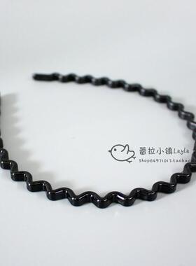 拉家时尚波浪纹窄洗脸化妆发饰