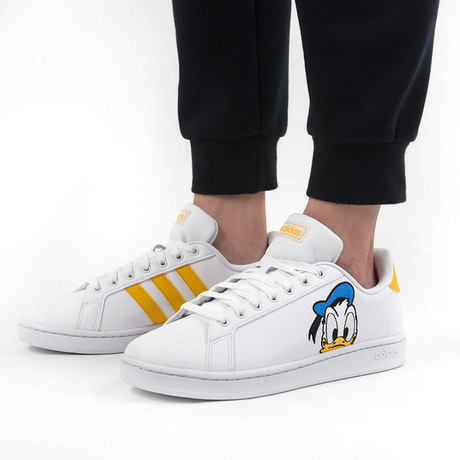 Adidas men's shoes women's shoes neo GRAND COURT Disney Donald Duck casual  shoes FY0250