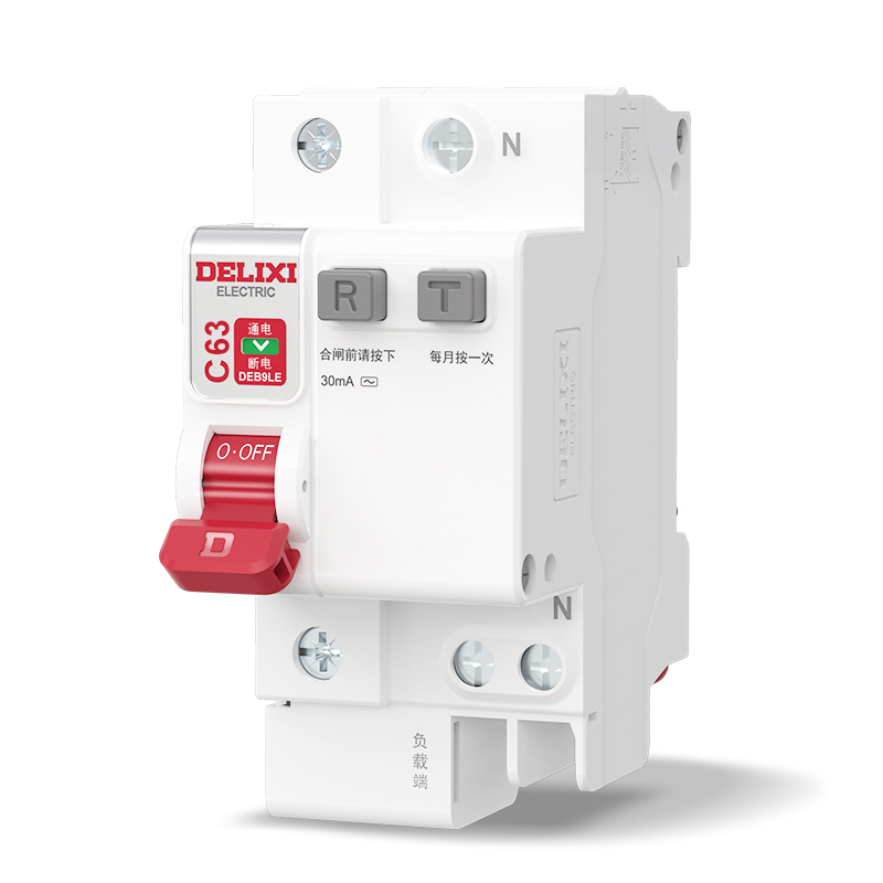 德力西漏电保护器DEB9空气开关断路器1P+N32a漏保升级小型断路器 - 图3