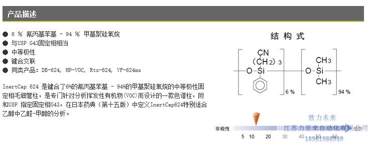 岛津 624色谱柱 0.53mm 30m 3.00um 1010-14948 - 图0